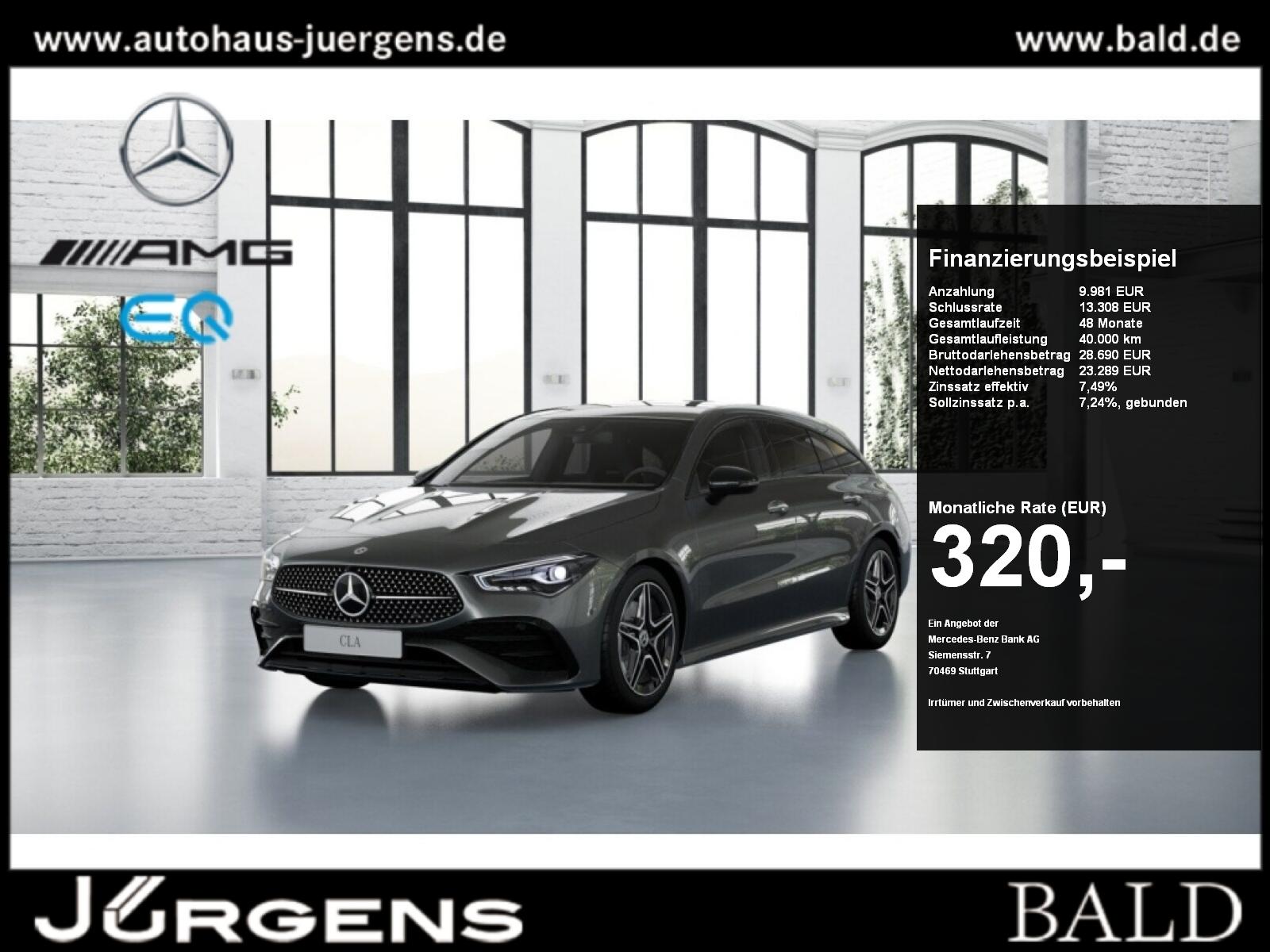 Mercedes-Benz CLA 200 Shooting Brake AMG-Sport+Night+Ambiente