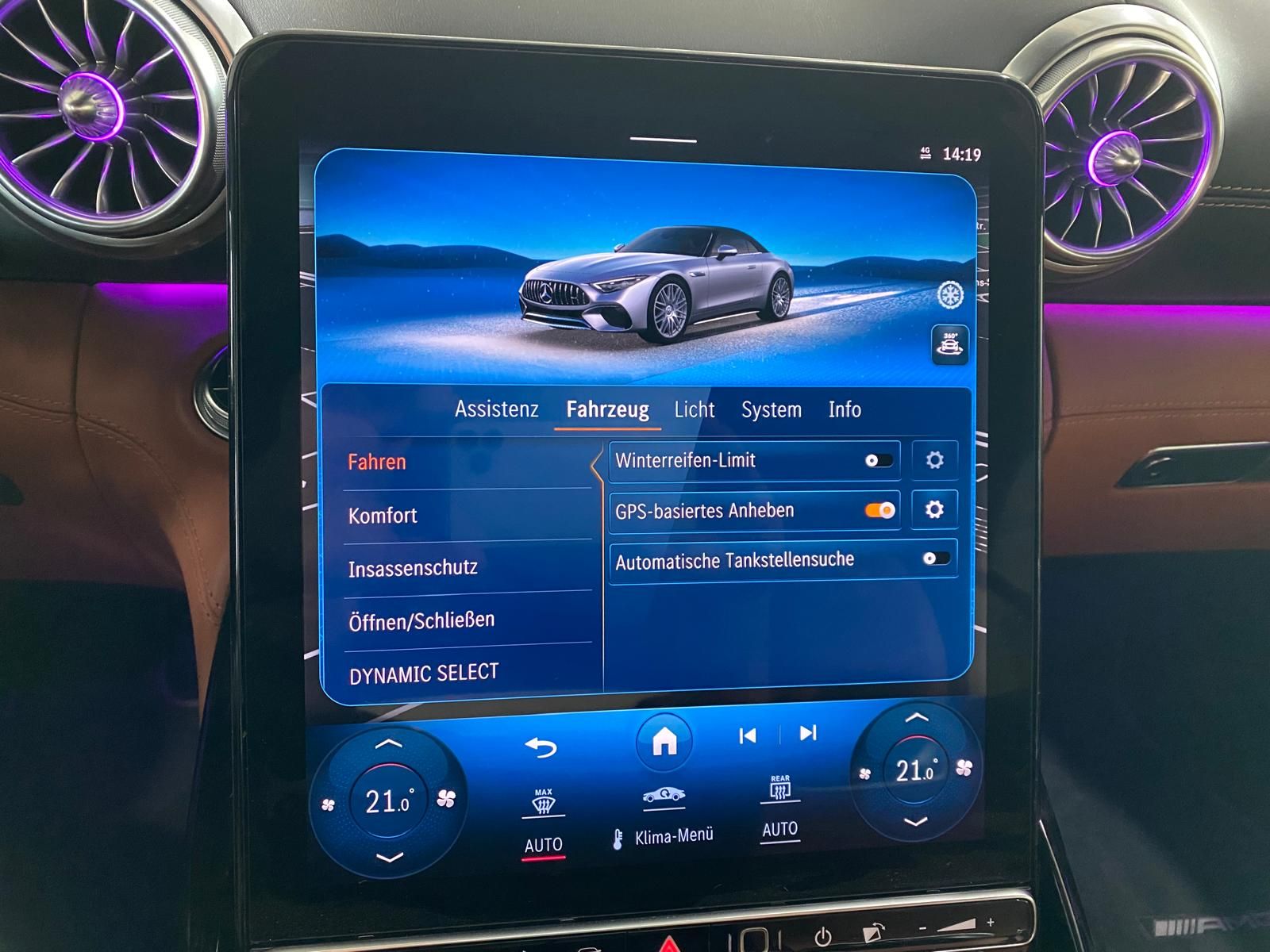 Fahrzeugabbildung Mercedes-Benz SL 55 AMG Premium+/BUR/AIR/´21/Dynamic+/Aero+/