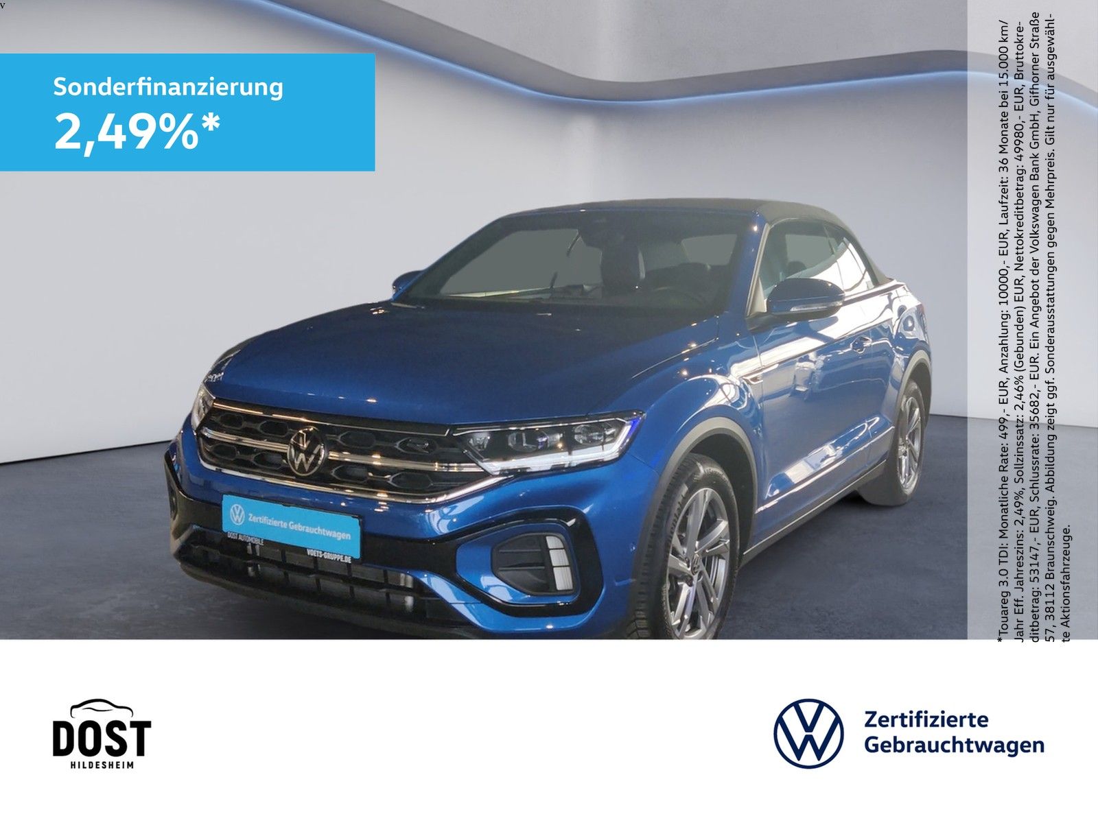 Volkswagen T-Roc Cabriolet 1.5 TSI R-Line DSG AHK+LED+NAVI