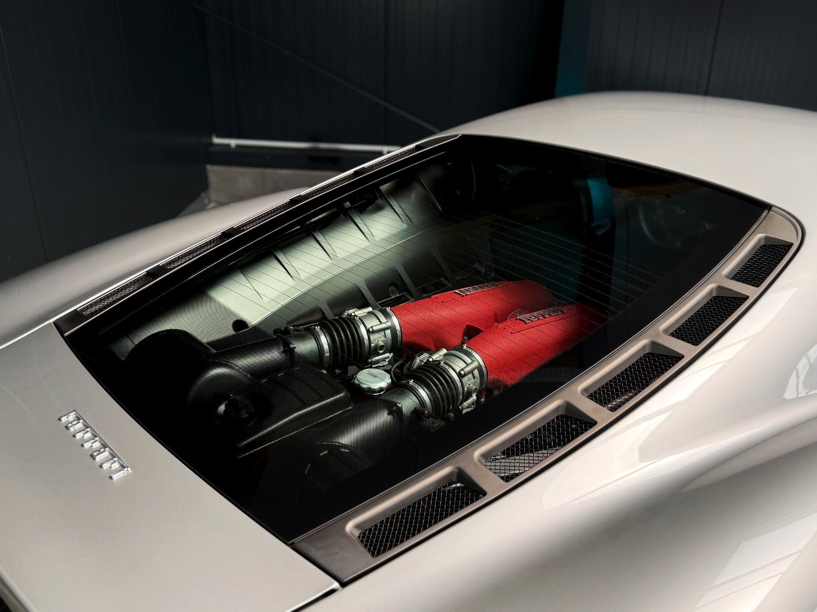 Fahrzeugabbildung Ferrari F430 F1 + Argento Nürburgring + Innen Blue Scuro