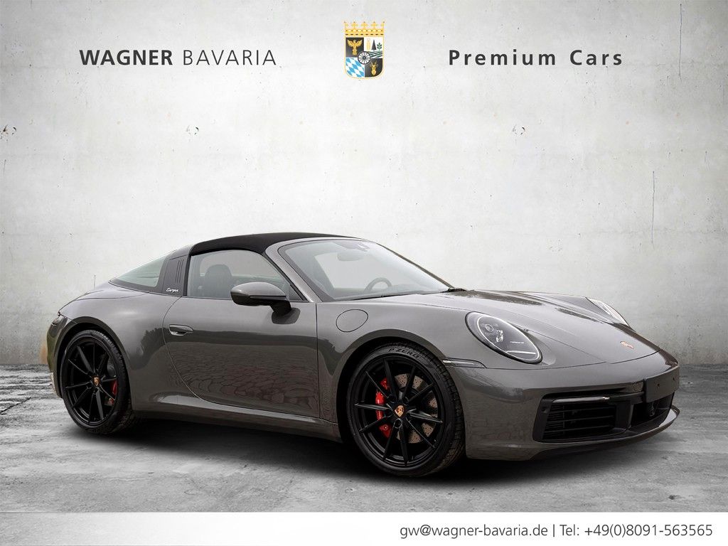 Porsche 992 911 Targa 4 S Tageszul achatgrau Top Komb