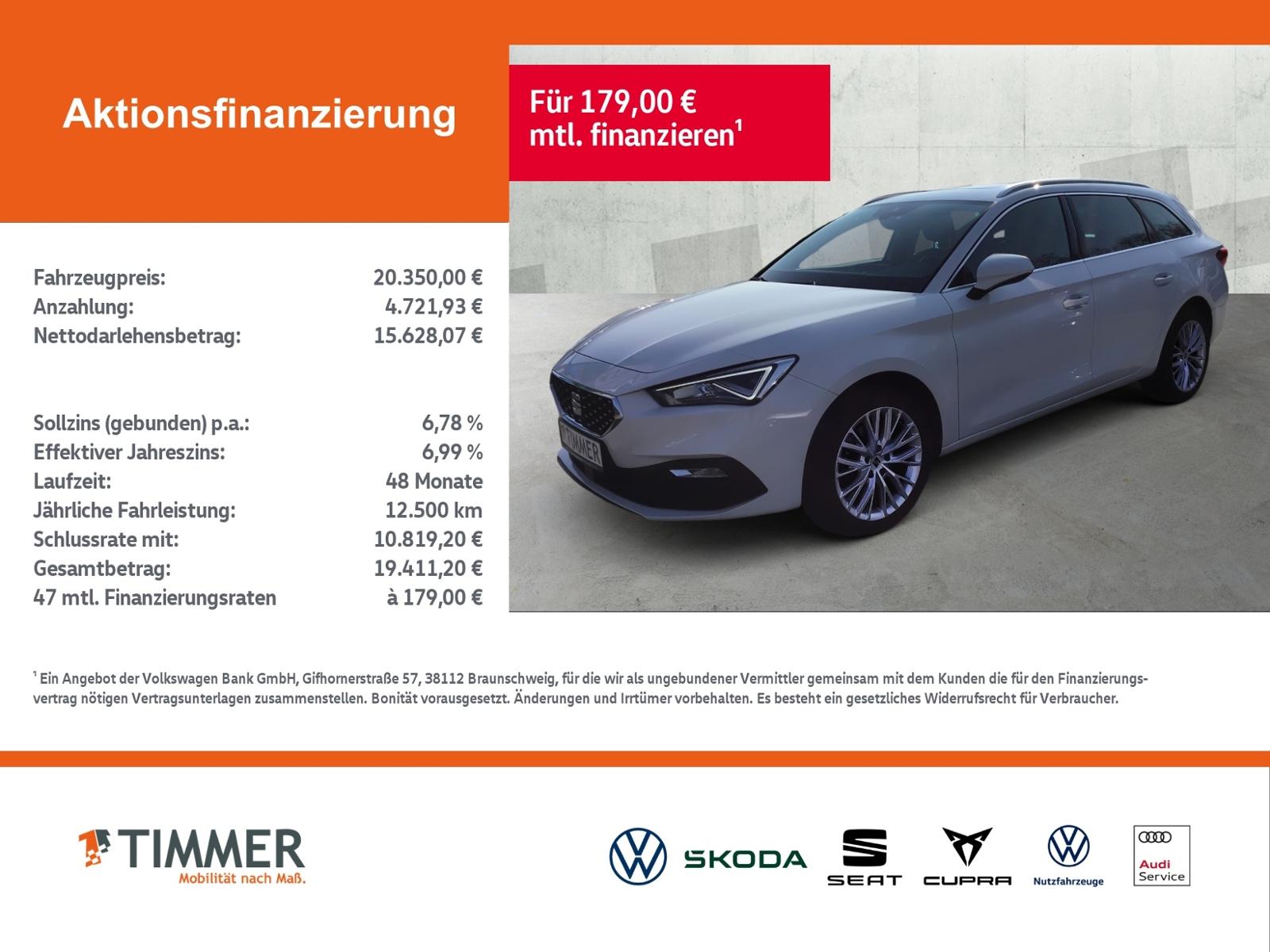 Seat Leon ST 2.0 TDI DSG XC +PANO +ACC +LEDER +NAVI +