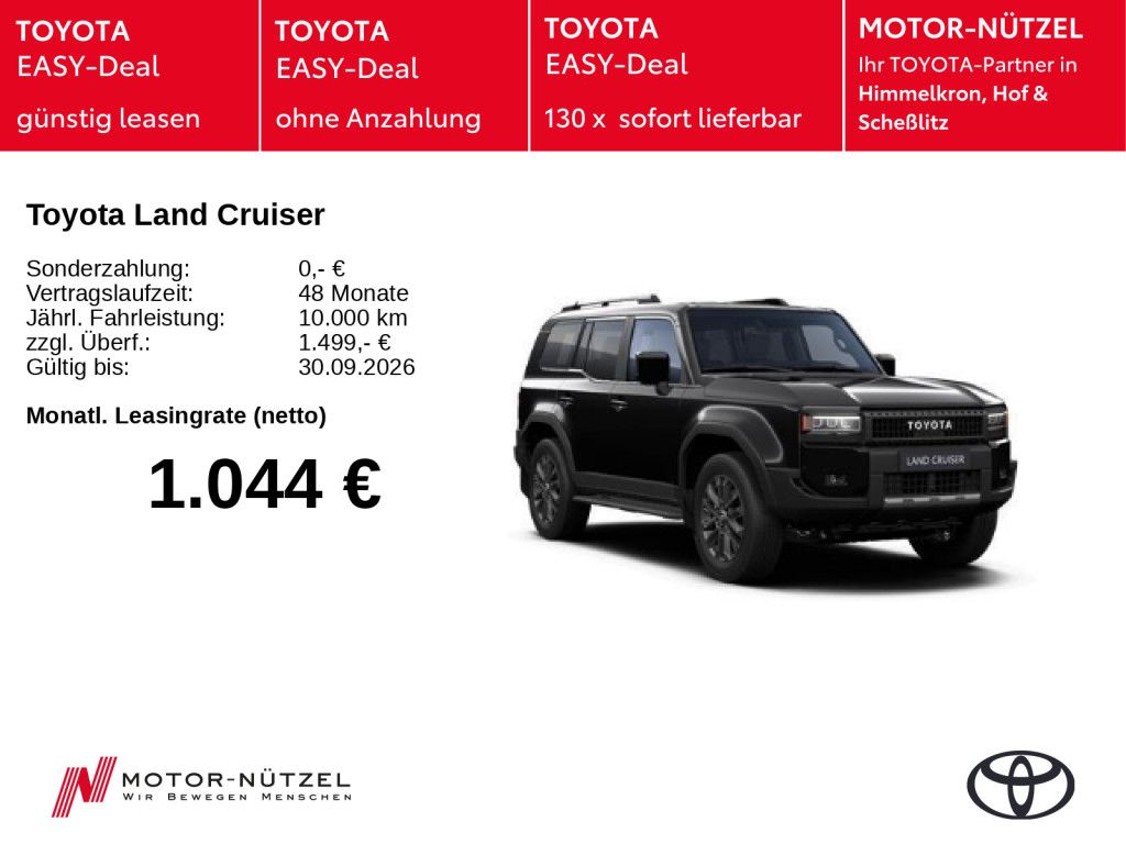 Toyota Land Cruiser Lounge 2.8 D 4x4 inkl.Panoramadach