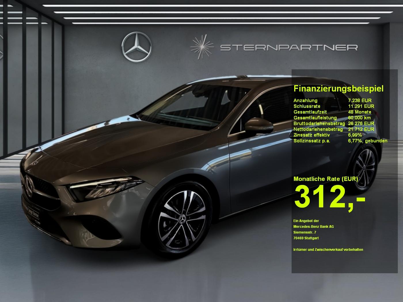 Mercedes-Benz A 200 PROGRESSIVE+MBUX+SITZHEIZUNG+PDC+KAMERA