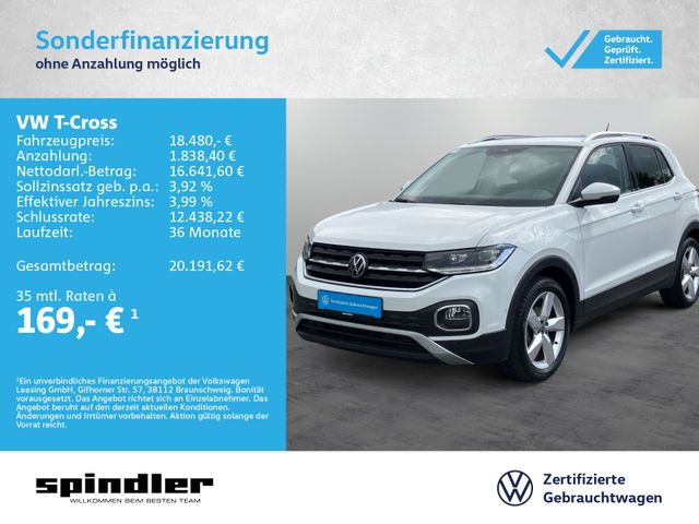 VW T-Cross Style 1.0 TSI / CarPlay, ParkAssist, LED