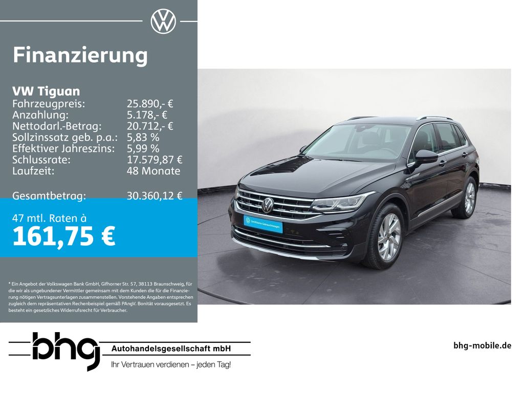 Tiguan Elegance 1,5 TSI OPF DSG Navi
