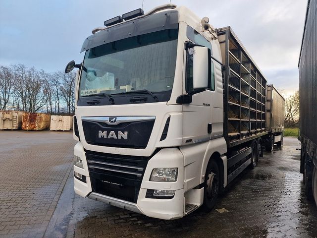 MAN TGX 26.580 LL 6x2 BDF LENKACHSE Klima Intarder