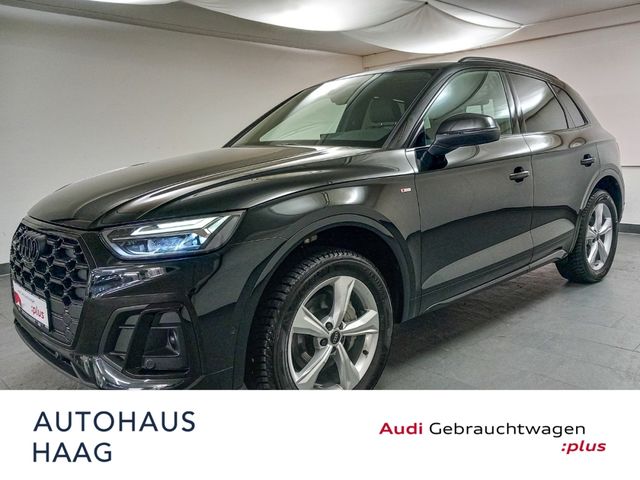 Audi Q5 S line 45 TFSI qu 5JGar App Stadt Parken Tour