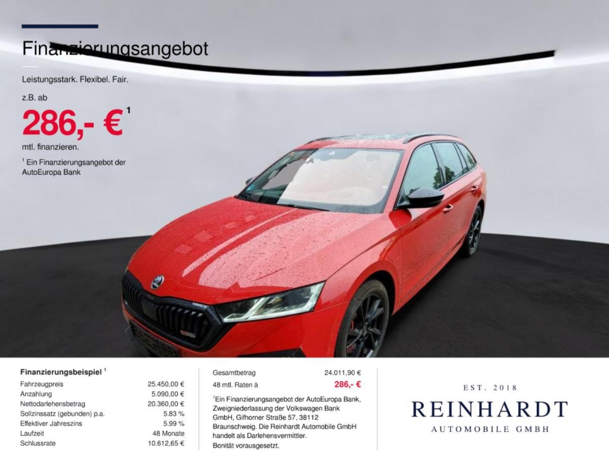 Skoda OCTAVIA COMBI iV RS MATRIX/ACC/HuD/PANO/CANTON