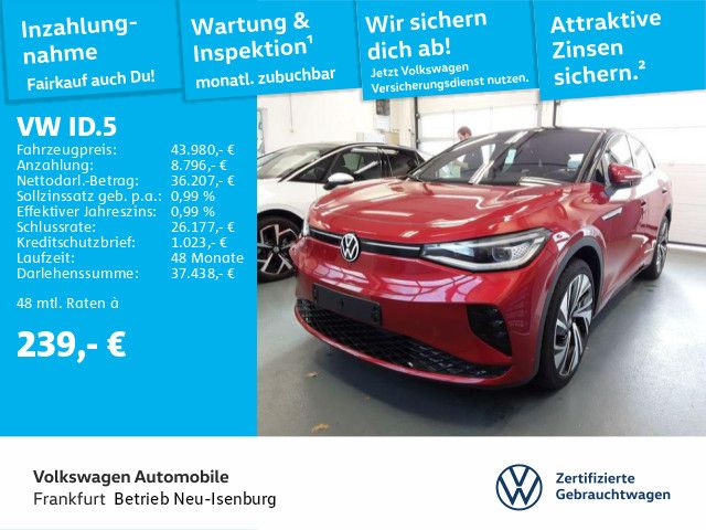 Volkswagen ID.5 GTX Navi AHK LED Heckleuchten Panoramadach