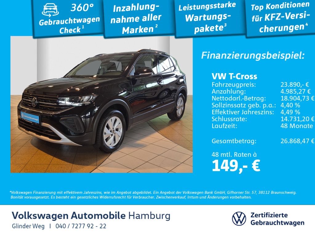 T-Cross 1.0 TSI Life DSG Ganzjahresreifen AppCon
