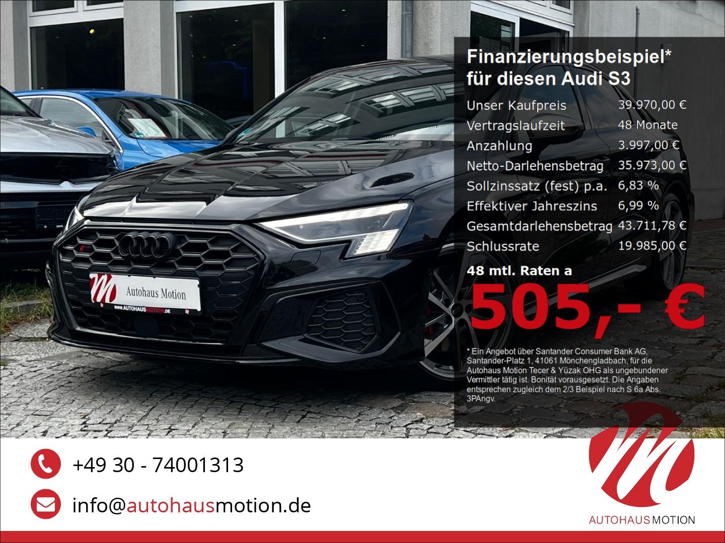 Audi S3 2.0 TFSI quattro Matrix Kamera B&O 19'LM ACC