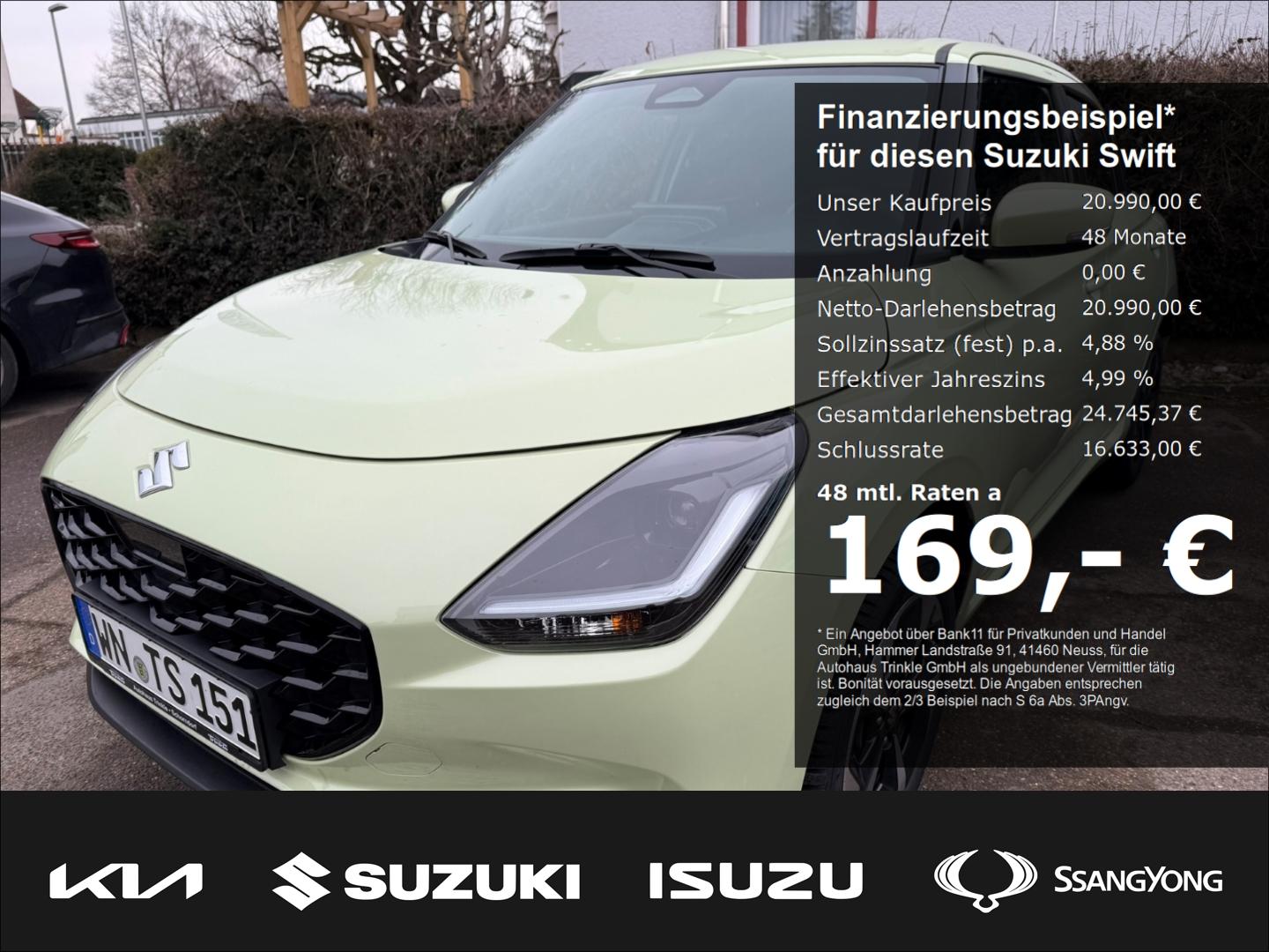 Suzuki Swift ALLGrip Comfort+ Mild-EU6e Navi LED Klimaa