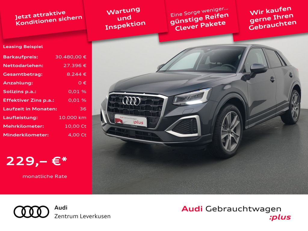 Audi Q2 TFSI advanced AHK APP CONNECT SHZ LED VIRT