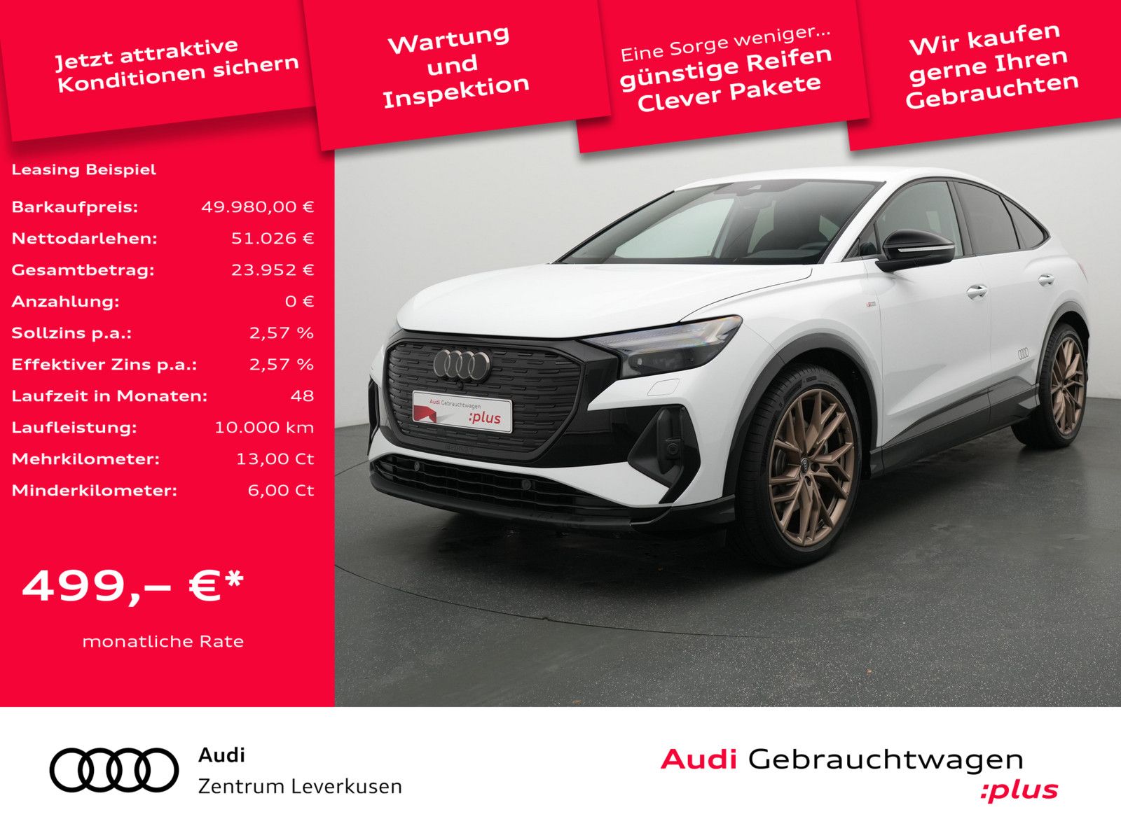 Audi Q4 Sportback 77KWH MATRIX LEDER NAVI VIRT ACC
