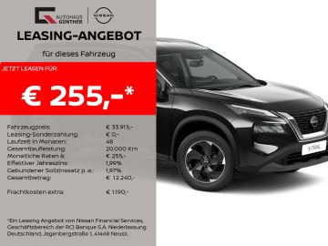 Nissan Leasingangebot: Nissan X-Trail N-CONNECTA 165PS Automatik Winter/Navi/C