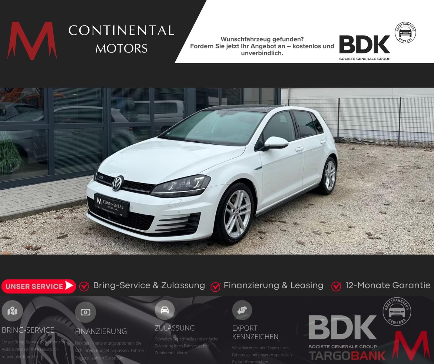 Volkswagen Golf VII 2.0 GTD*DSG*ACC*LED*Kamera*Bi-Xenon*