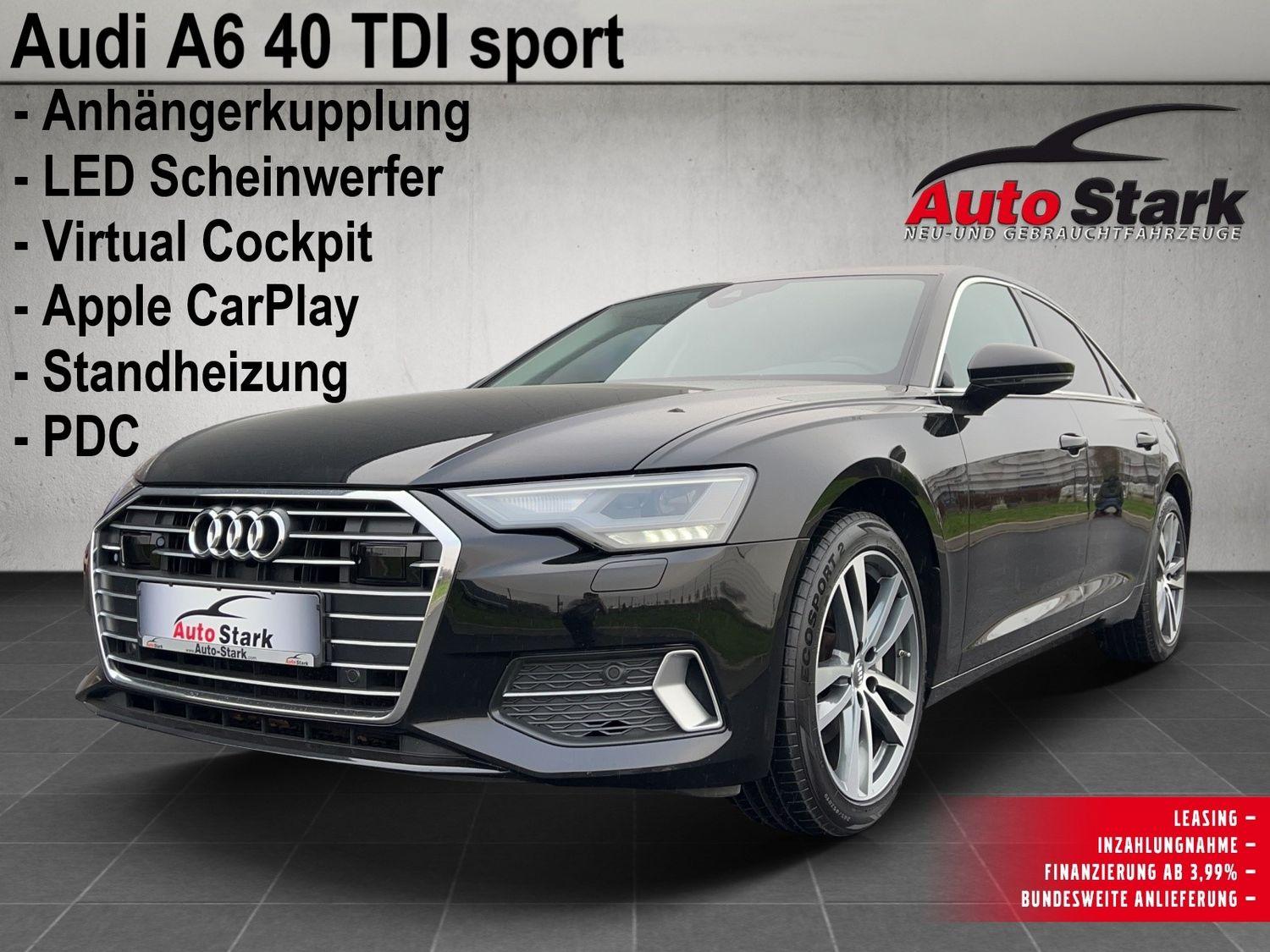 Audi A6 40 TDI sport°Virtual°ACC°AHK°Standhzg.°Apple°