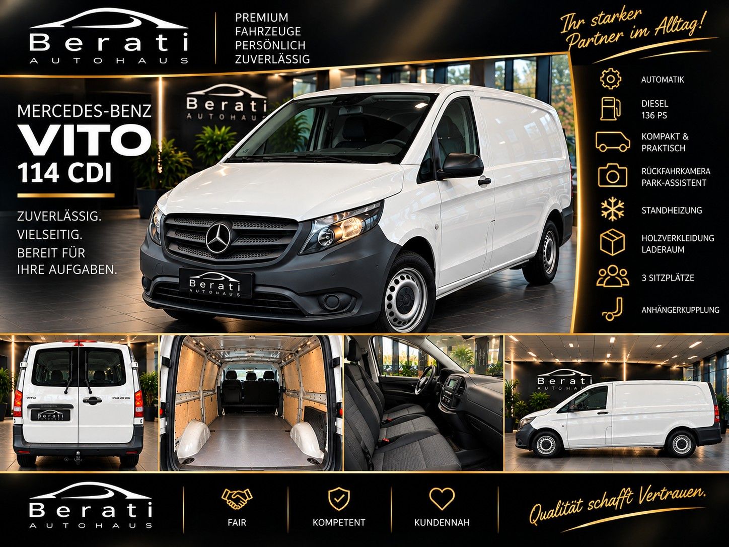 Mercedes Mercedes-Benz Vito Kasten 114CDI kompakt 2.2 PS-13