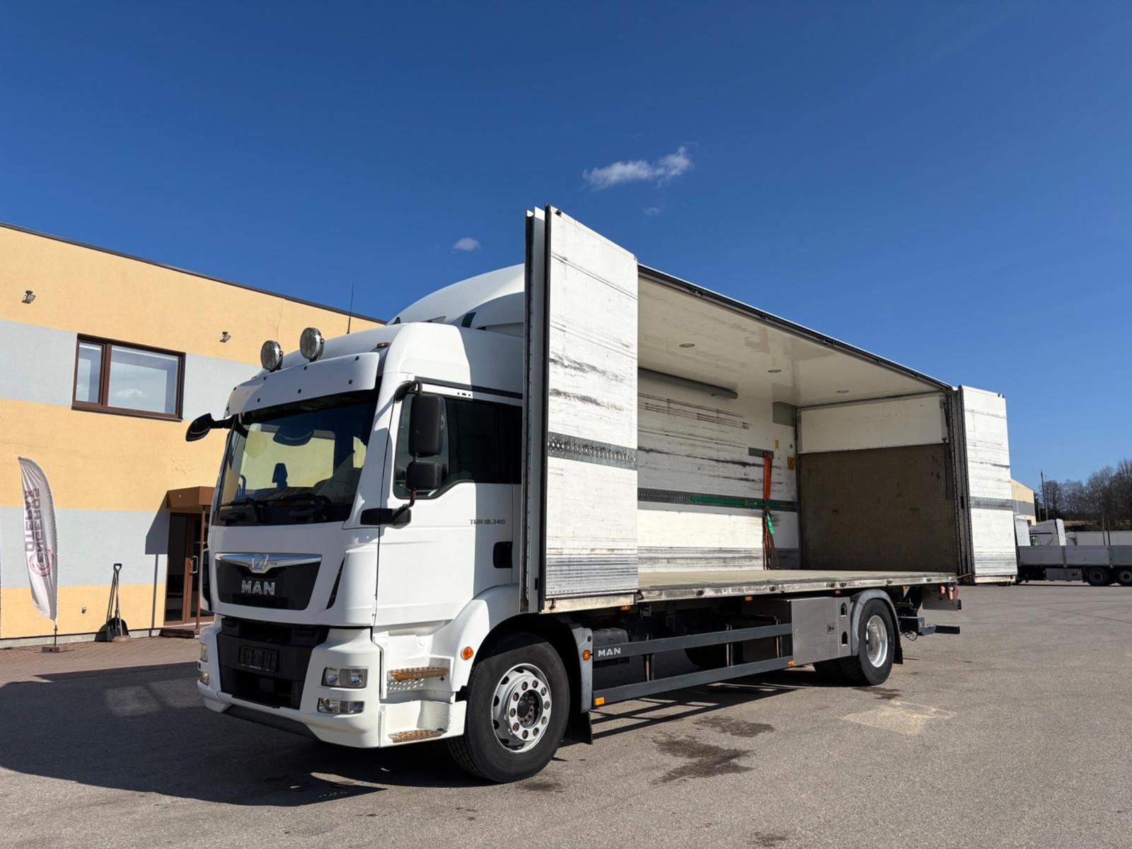 MAN TGM 18.340 4x2 EURO6 + FULL SIDE OPENING HEATING
