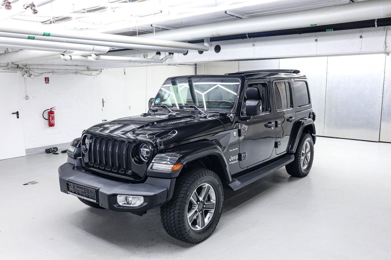 Jeep Wrangler Unlimited Sahara 1.Hand Faltdach Leder