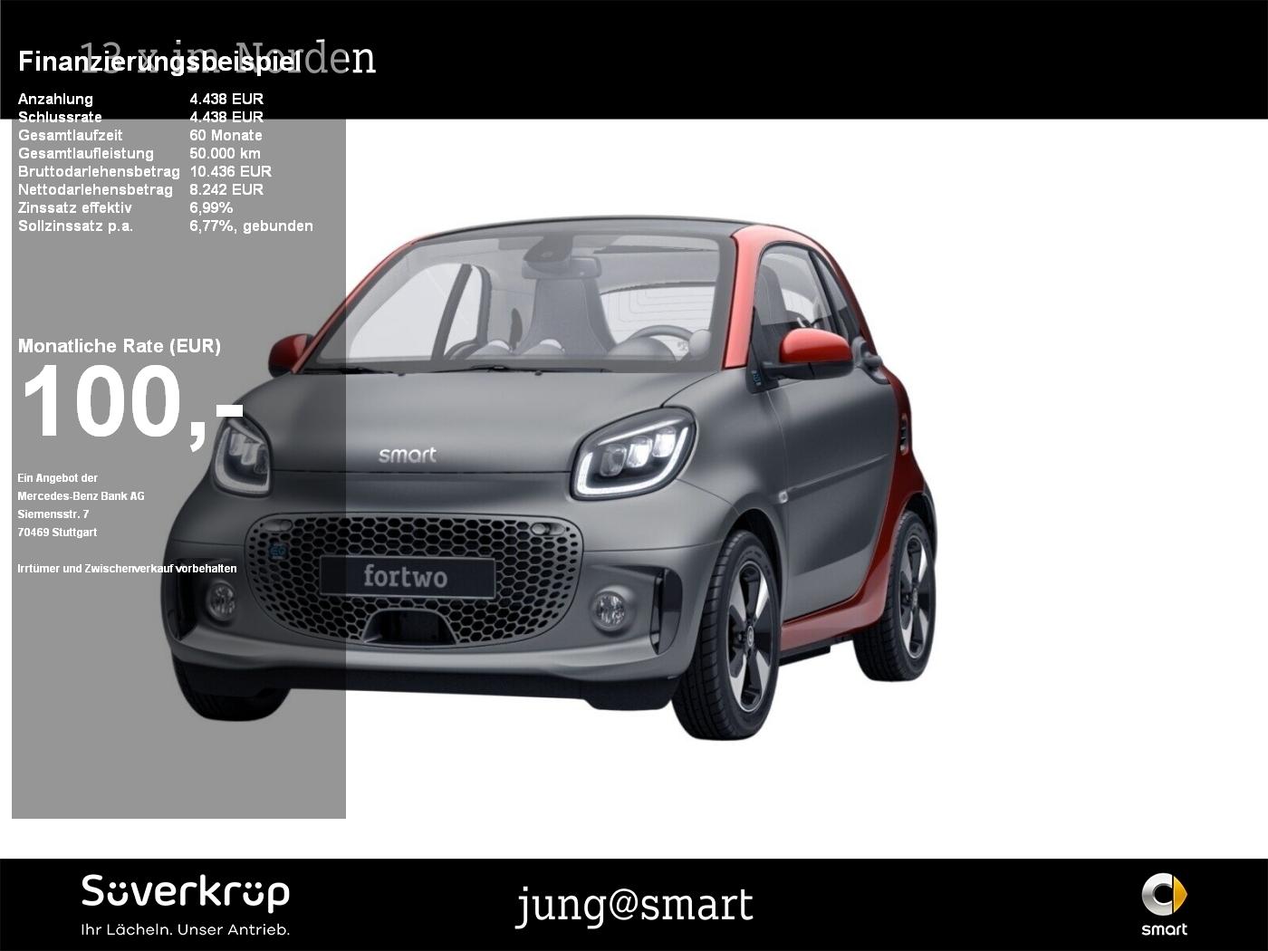 Smart EQ fortwo passion EXCLUSIVE 22KW KAMERA PANO PDC