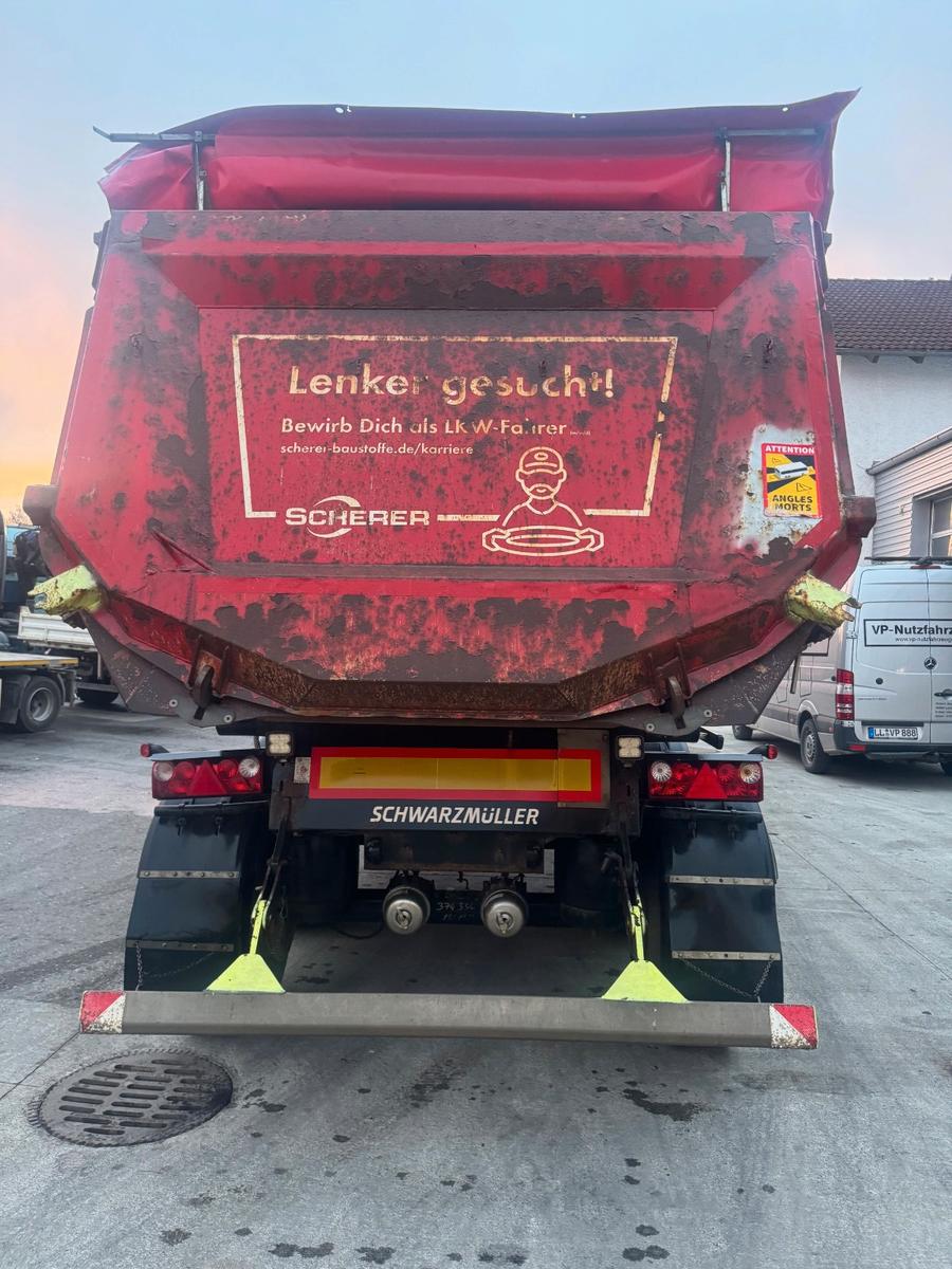 Schwarzmüller K-Serie 2 achs Kippmulde Stahl 24mSchiebeverdeck