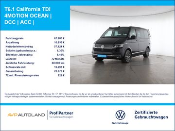 Volkswagen T6.1 California TDI 4MOTION OCEAN | DCC | ACC |