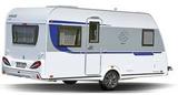 Knaus 450 FU SPORT SILVER FRA.FESTBETT MOVER VORZELT - Knaus Heckgarage Wohnwagen