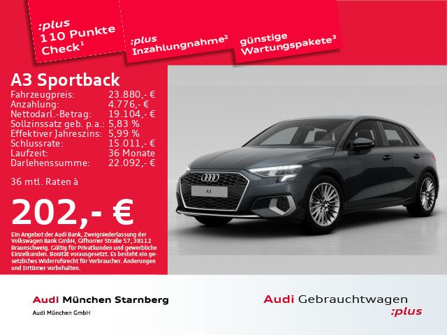 Audi A3 Sportback Advanced 35 TFSI LED ACC Business S