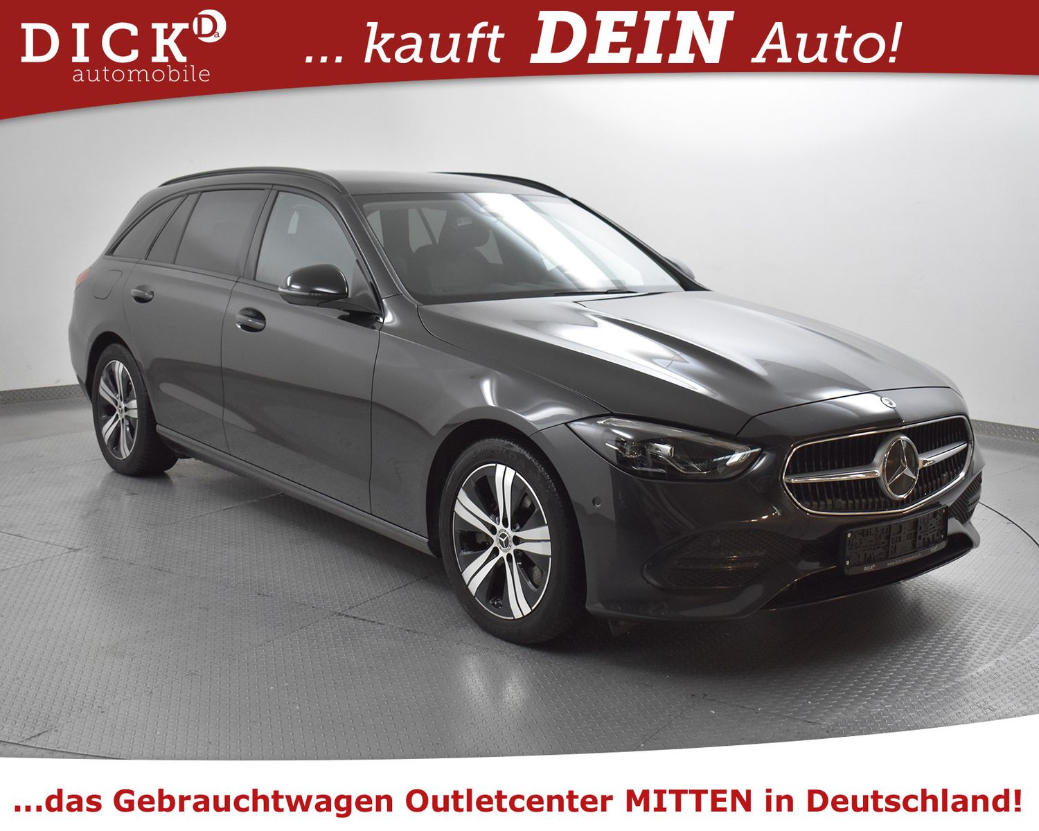 Fahrzeugabbildung Mercedes-Benz C200d Avant NIGHT+NAV+LEDER+SHZ+KAM+AHK+ACC+LED+