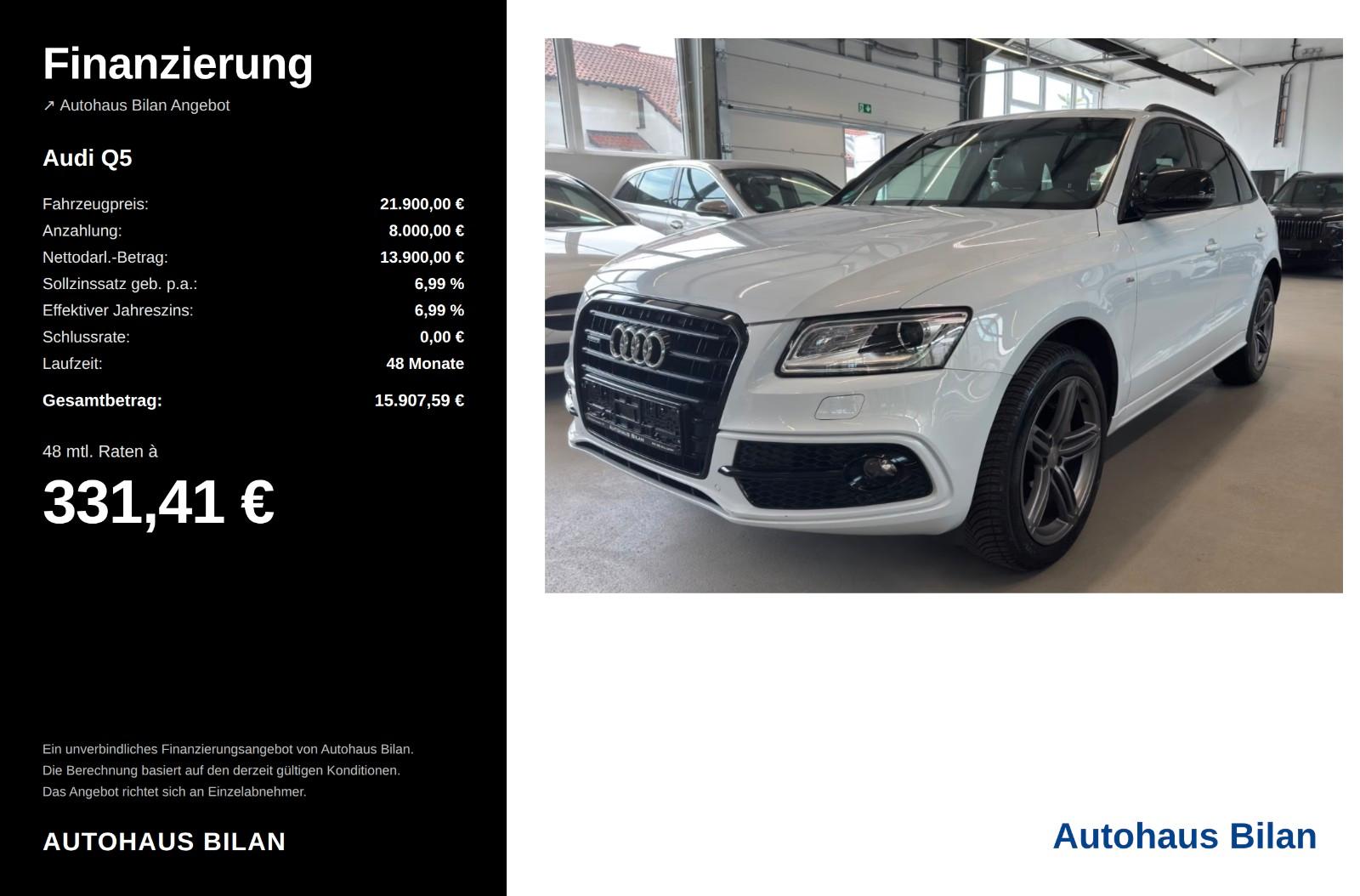 Audi Q5 S-Line Panorama ACC AHK Quattro