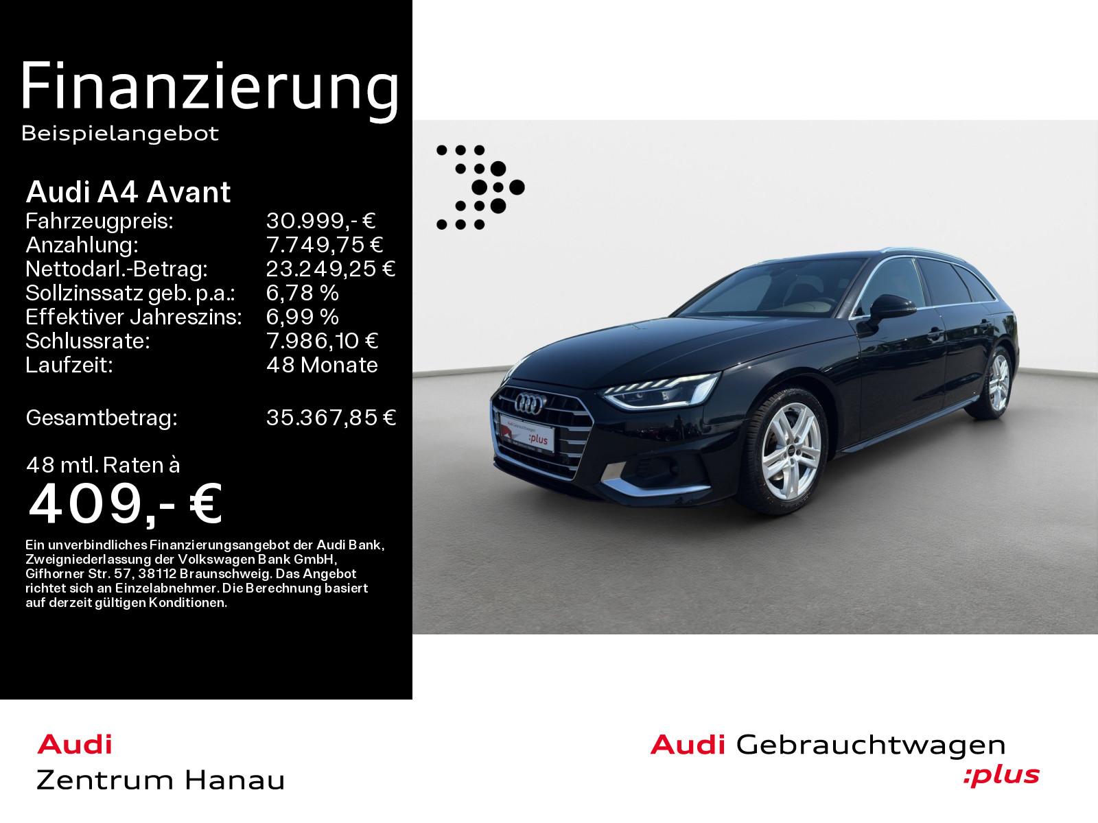 Audi A4 Avant 40 TDI Stronic ADVANCED *LED*KAMERA*19Z