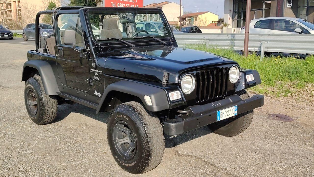 JEEP WRANGLER 4.0 SPORT 177CH - BVM - RESTAURATION COMPLETE - 115.000 KMS