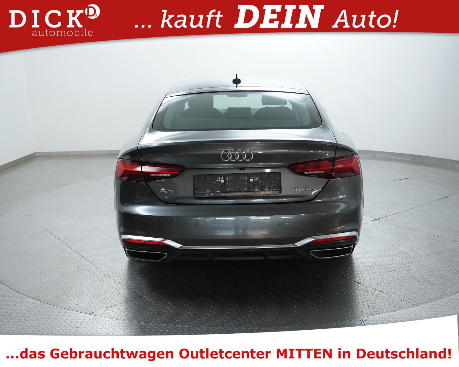 Audi A5 SB 40d S LINE SPORT LEDER+SHZ+NAV+KAM+LED+TEM, миниатюра 6