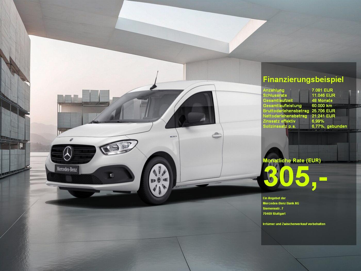 Mercedes-Benz eCitan Kasten PRO Lang KAMERA+DAB+TEMPO+