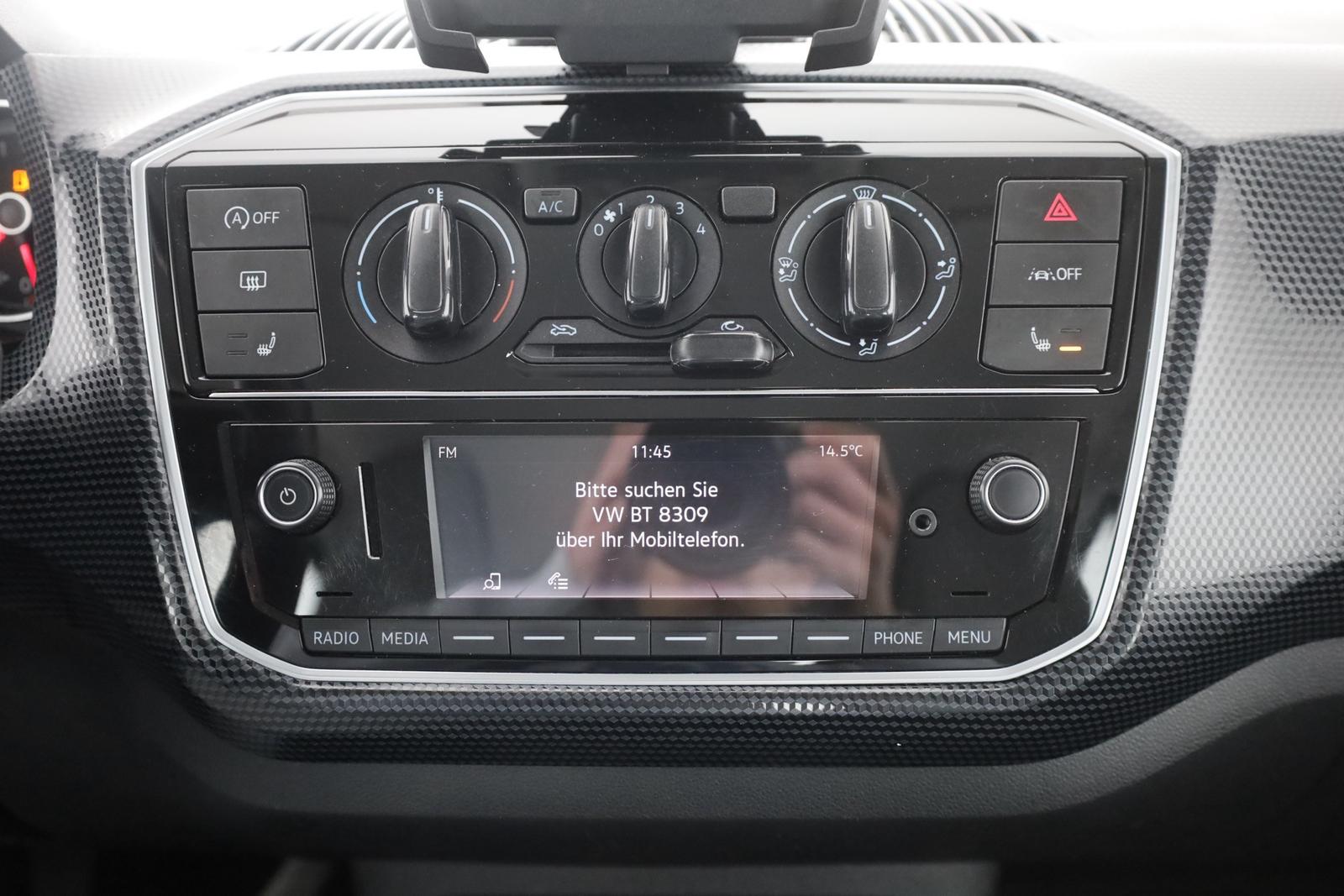 Volkswagen Up 1.0 Klima Kamera Tempomat Sitzheizung DAB, миниатюра 12