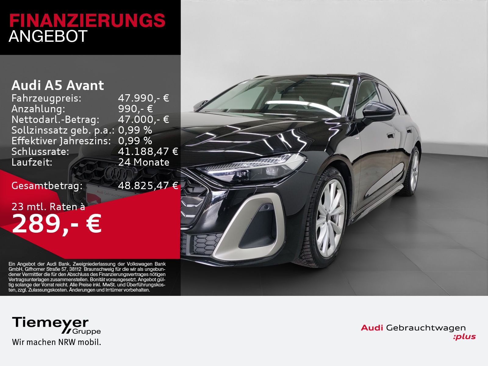Audi A5 Avant TFSI Q S LINE EDITION 1 LM19 LEDER AHK 
