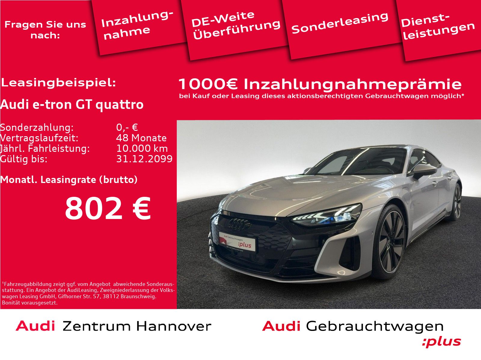 Audi e-tron GT quattro 350 kW Pano Laser B&O Memory A