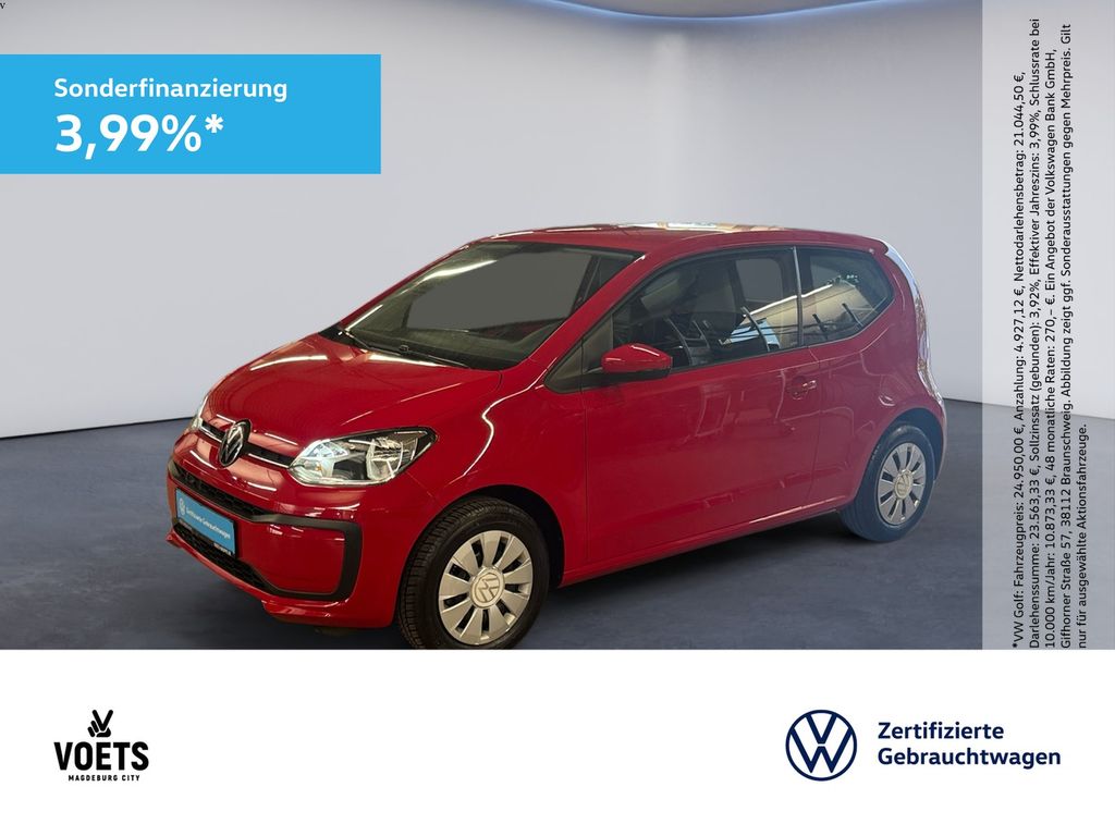 Volkswagen up 1.0 TSI Move KAM+GRA+PDC+KLIMA
