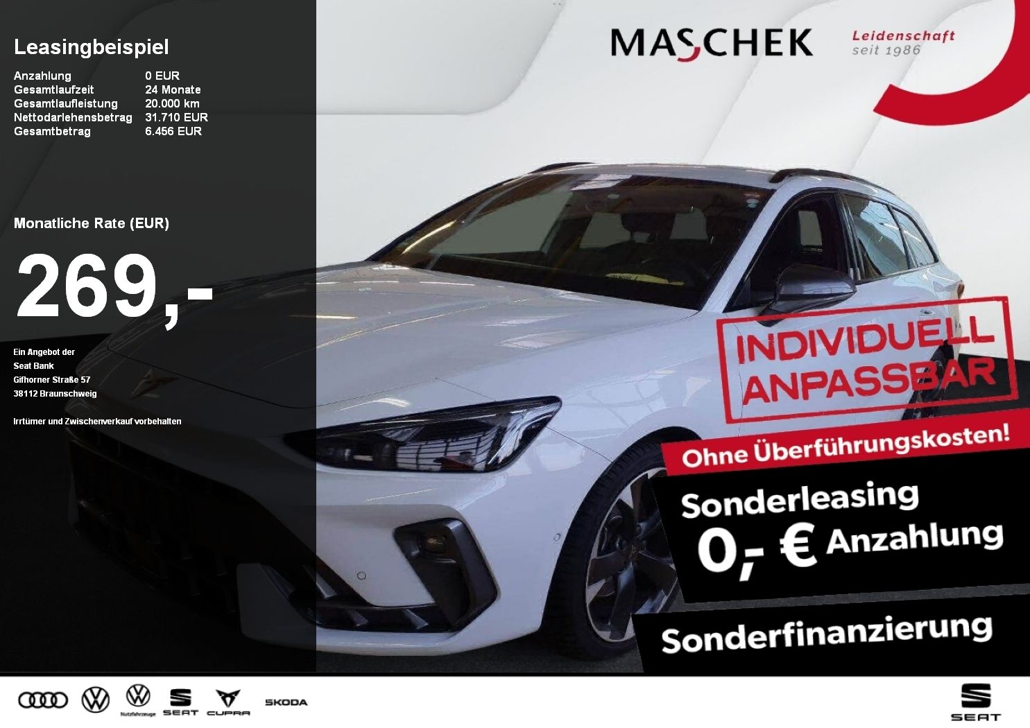 Cupra Leon ST 2.0 TDI AHK Navi RearView SItzh. ACC Key