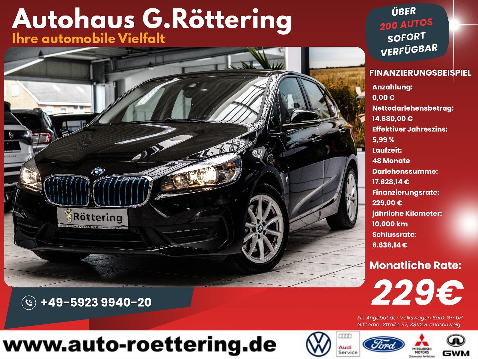 BMW 2er Active Tourer 225 xe Advantage Kamera 165kw