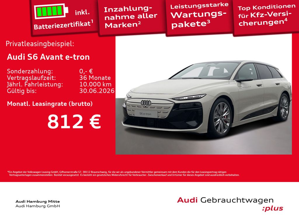 Audi S6 Avant e-tron quattro AHK B&O Pano Head-Up Mat