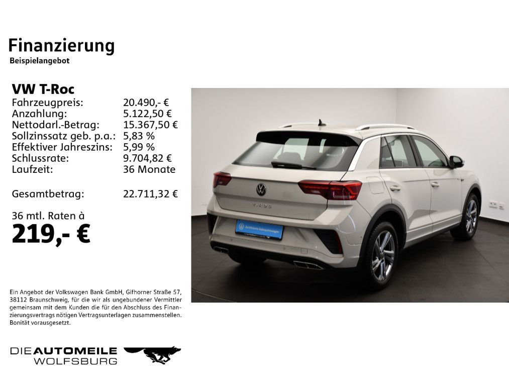 Volkswagen T-Roc 1.0 TSI R-Line Einparkhi/ACC imagem 2