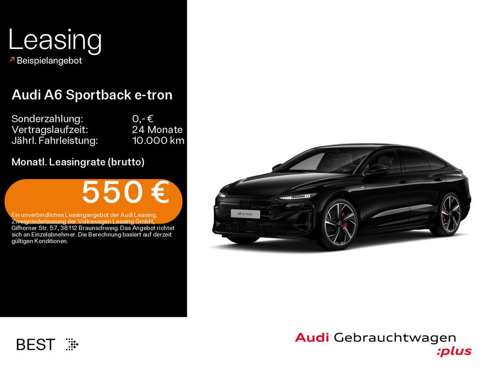 Audi A6 Sportback e-tron quattro S-LINE*LUFT*AHK*PANO