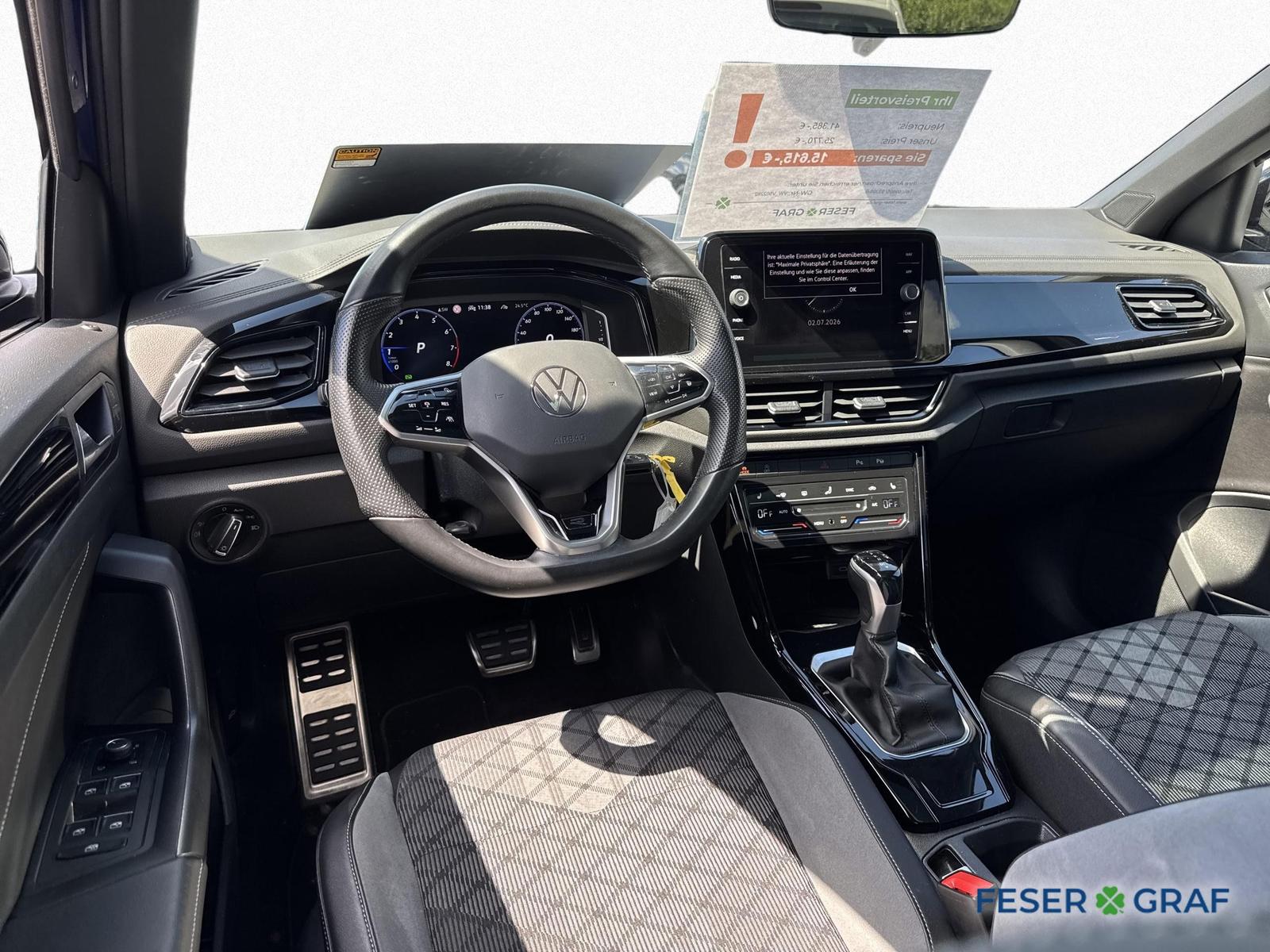 Volkswagen T-Roc R-Line 1.5 TSI DSG AHK PANO KAMERA NAVI, миниатюра 8