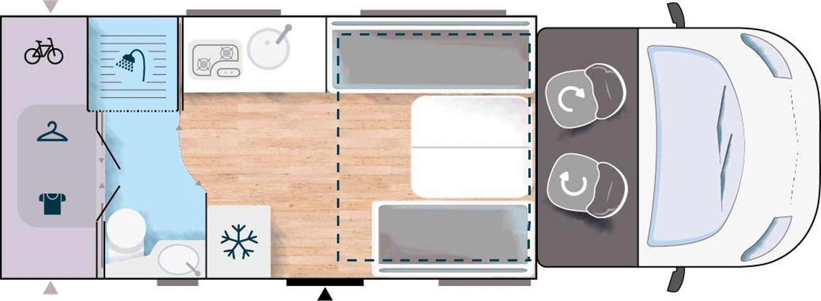 Chausson Titanium 640 *Heckbad*Dieselheizung*Face-Face*