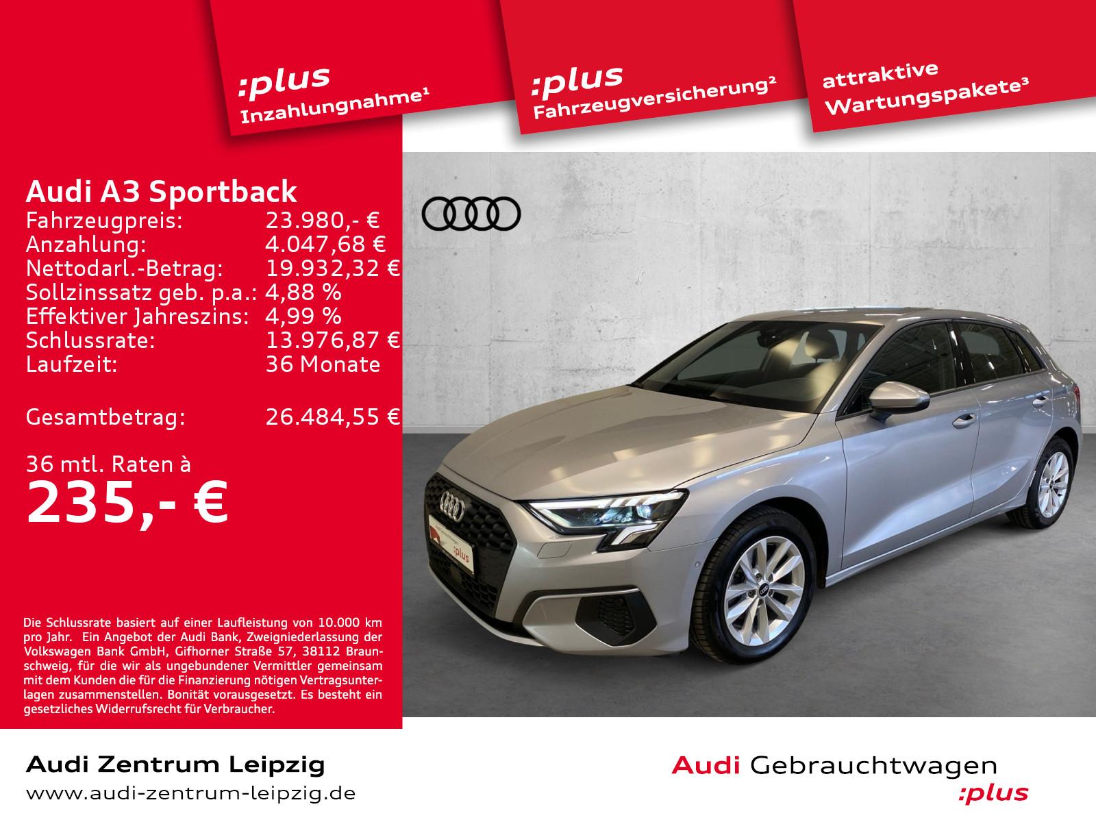 Audi A3 Sportback 30 TDI S-tr. *LED*Business*Sitzhzg*