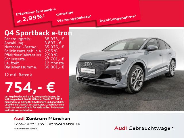 Audi Q4 Sportback e-tron 40 advanced Navi+/Leder