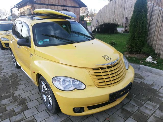 Chrysler Pt Cruiser Route 66 gelb mit Starlight Fel...